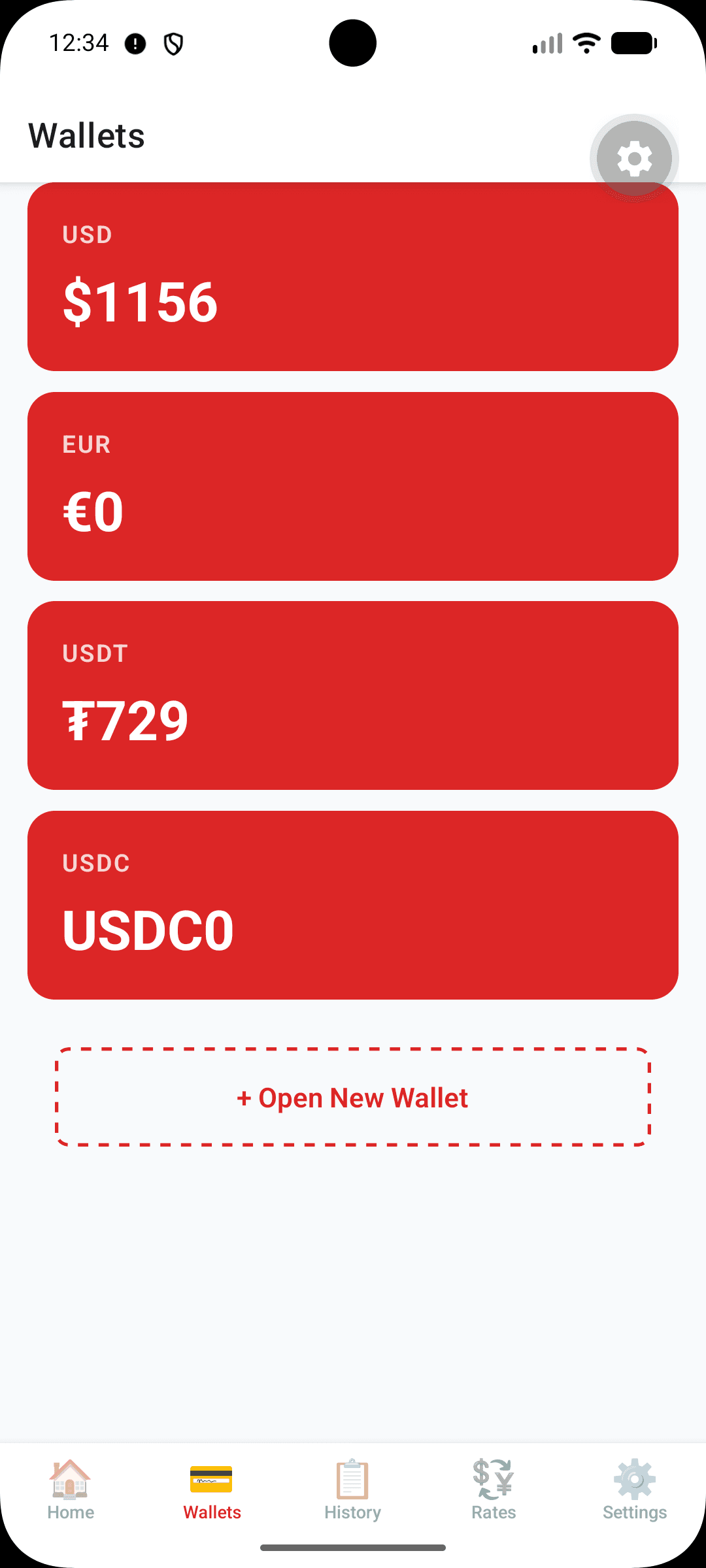 Multi-Currency Wallets