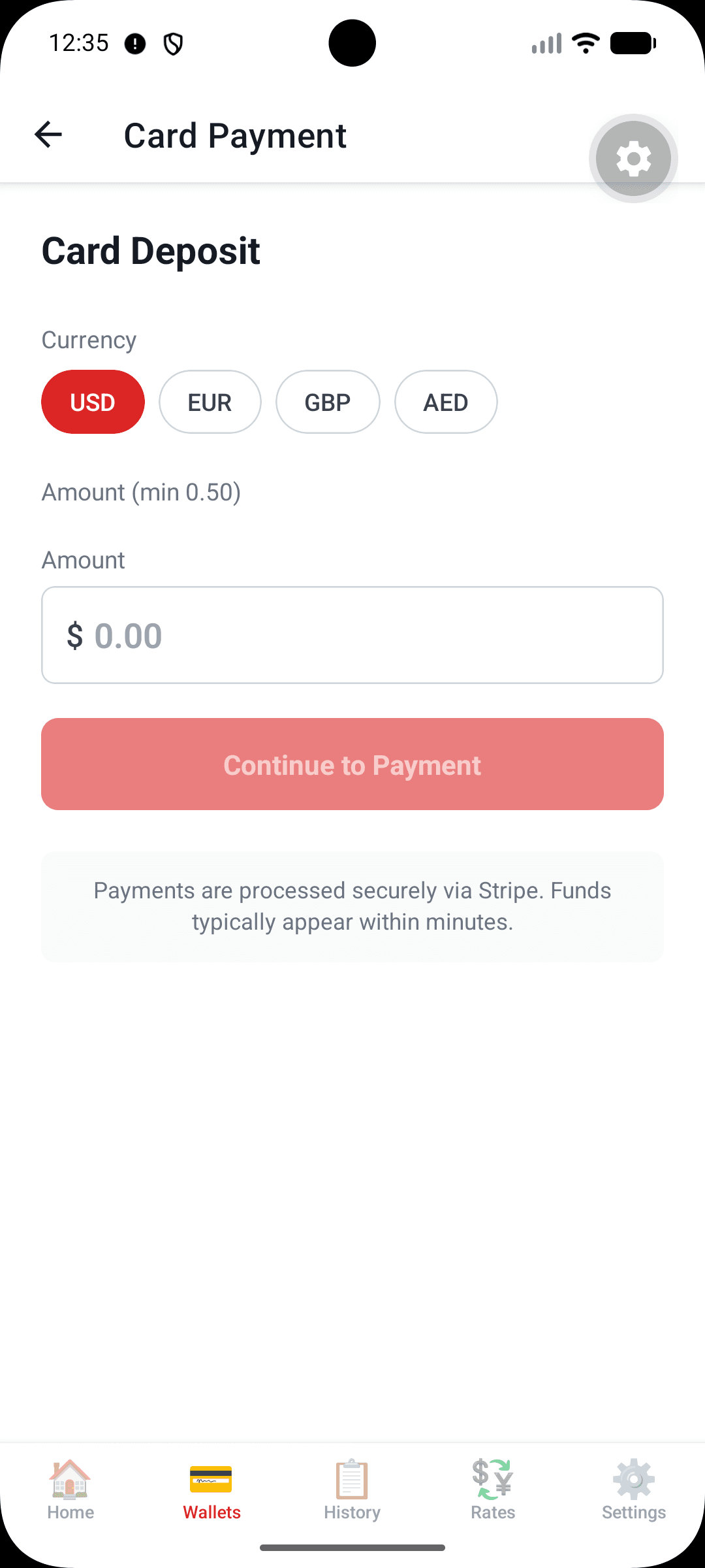 Card Deposit